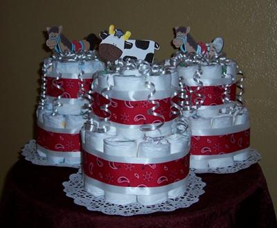 	Cowboy Diaper Cake
